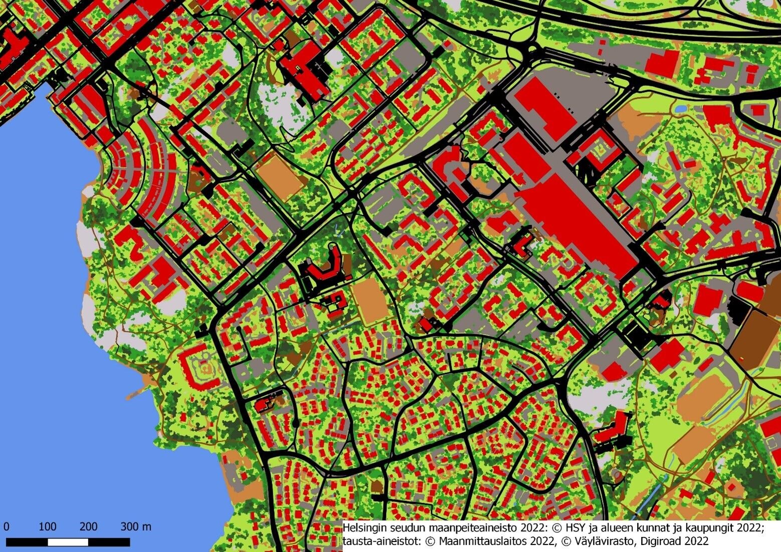 Tekoäly tunnistaa pääkaupunkiseudun erilaiset pinnat – kolmasosa seudusta  rakennettua - HSY
